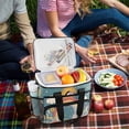 thumbnail image 5 of FORMRS Insulated Cooler Bag 24 Cans Capacity Soft Leakproof Lunch Box with Side Pockets, Blue Rainbow, 5 of 7