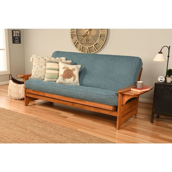 KODIAK Phoenix Frame-Barbados Finish-Linen Aqua Mattress
