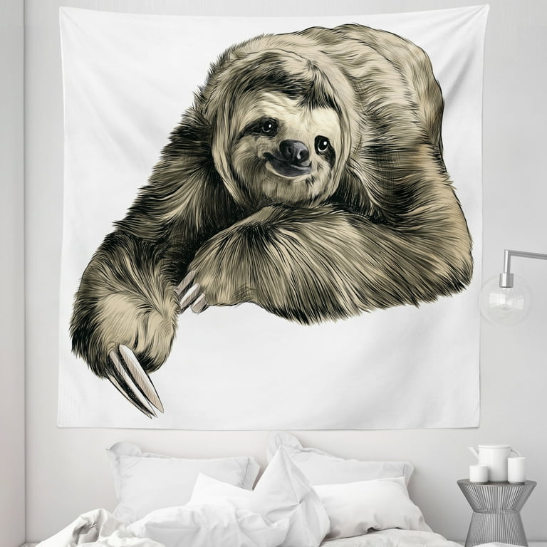 Sloth tapestry sale