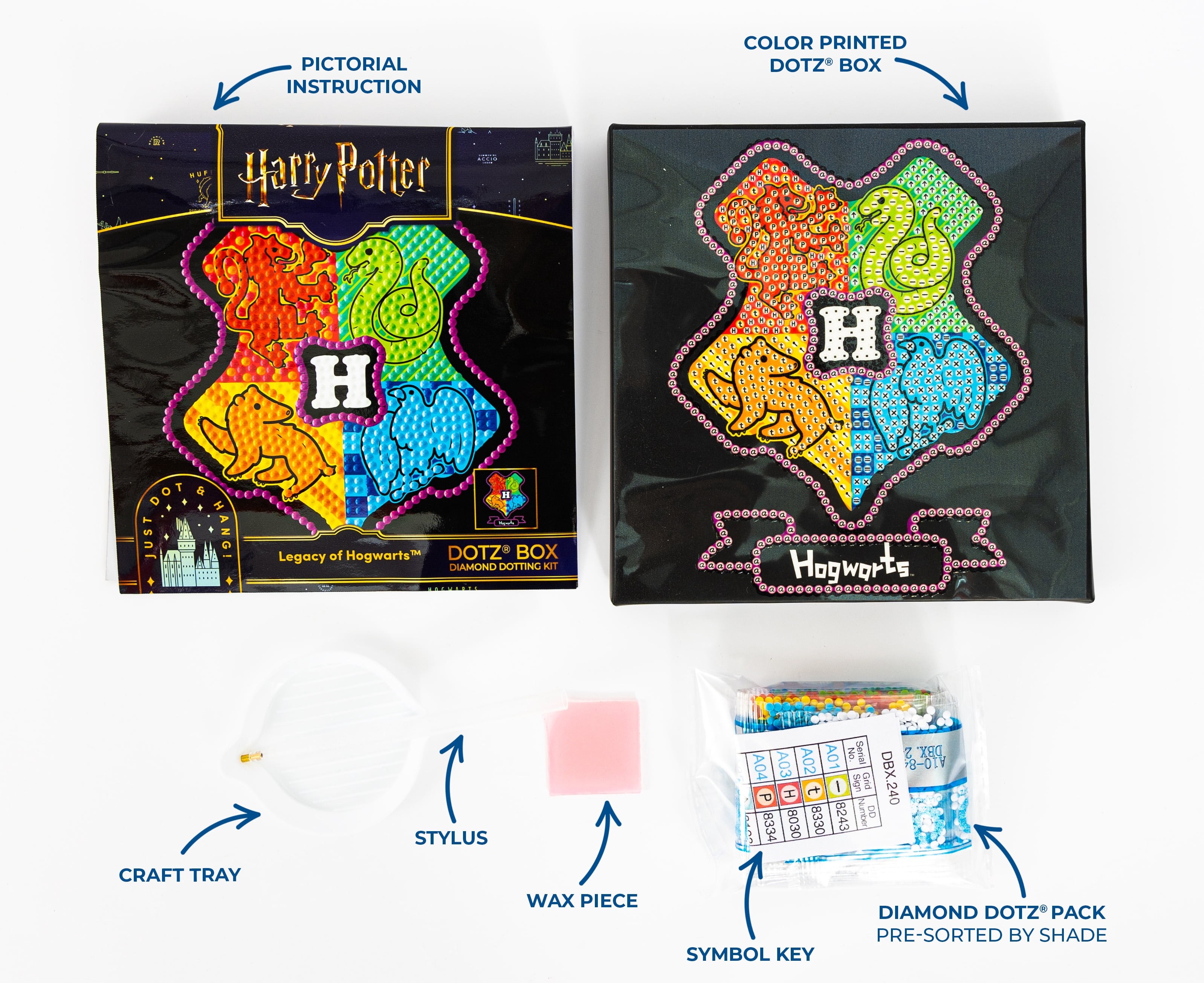 DIAMOND DOTZ® Harry Potter Legacy of Hogwarts Special Edition DOTZ® Box Diamond Painting Kit