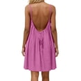 thumbnail image 5 of Horkkom Summer Dresses for Women Mini Sleeveless Backless Dresses Outdoor Beach Vacation Sundresses, S-3XL, 5 of 7