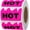 Fluorescent Pink, variant on norband 500pcs Rave Hot Stickers 2 x 1-1/5 Inch Fluorescent Red Hot Flame Fire Shape Marking Labels for Festival Spicy Sauce (Fluorescent Red)
