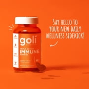 (2 pack) Goli Nutrition Triple Action Immune Gummies for Adult Energy and Immune Support, 60 Count
