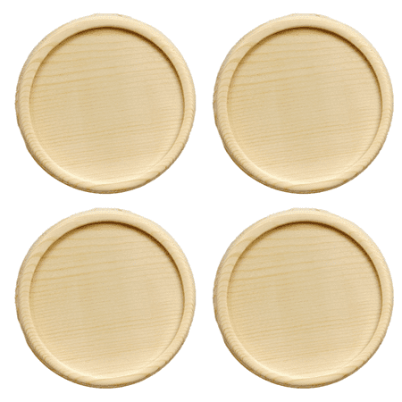 

Reusable Drink Coasters Coasters for Drinks Coasters for Coffee Table Fit All Kinds of Cups Wooden Table Rustic Farmhouse Coaster are Perfect for Home Decor Housewarming Gift