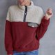 thumbnail image 2 of Moda mujer casual felpa manga larga patchwork señoras tops sudaderas Fridja  fksj2435, 2 of 6