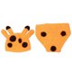 thumbnail image 3 of Baby Clothing Set Adorable Giraffe Knitted Costume Props For Newborn Boys And Girls 37-39CM Comfortable To Wear 1 Set, 3 of 3