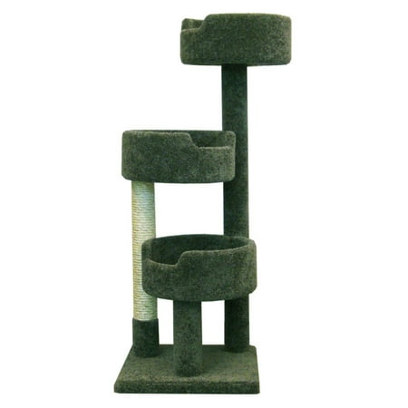 New Cat Condos Deluxe Kitty Pad 52 in. Cat Tree