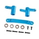thumbnail image 4 of 1/16 RC Conjunto de dirección del automóvil Piezas RC RC Aluminio Alejo de aluminio Facilizos de metal fácil de instalación con rodamientos para 16101 02 03 04 16106 Azul, 4 of 8