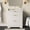 White 30in, variant on Senfot Wave Design 3 Drawer Bathroom Vanity with Ceramic Sink, PB Board Construction, Waterproof Storage Cabinet for Bathroom White 30in