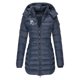 thumbnail image 1 of Parkas de manga larga para mujer, otoño e invierno, chaqueta holgada, mediana y larga, con estampado pequeño, chaqueta de plumón cálida, chaqueta de manga larga, abrigo para mujer, 1 of 2
