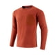 thumbnail image 2 of Blusas y camisas de manga larga con cuello redondo para hombre, estilo casual, a la moda, de color liso, para correr, fitness, con cremallera elástica alta, bolsillo, manga larga, cuello redondo, para, 2 of 9