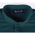 thumbnail image 6 of Atasi Short Kurta Mandarin Collar Tee Solid Short Sleeve Henley Shirt With Pocket, 6 of 7