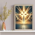thumbnail image 3 of Jesus Cross Diamond Art Kits for Adults,Christ Religious Cross Diamond Painting Kits for Beginners,DIY Full Drill Diamond Dots Gem Art and Crafts Home Wall Decor 12x16 inch, 3 of 6