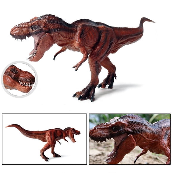 LOVEVER Tyrannosaurus Rex Dinosaur Toy for Kids Realistic Dinosaur T Rex with Moveable Jaw Dino Toy for Kids Dino Gift Collection Cake Topper and Room Decoration for Kids (12 × 5 ×