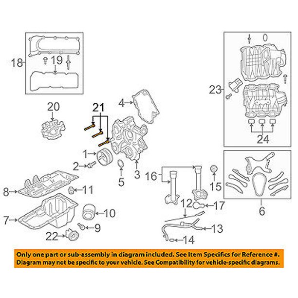 CHRYSLER OEM Engine Oil PumpBolt 6100932