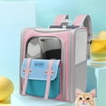 thumbnail image 3 of Pet Backpack Portable Cat and Small Dogs Outdoor Carrier Foldable Ventilated Design Cat Dog Backpack Carrier Bag Pet Supplies, 3 of 7