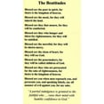 thumbnail image 2 of The Beatitudes N holy card - laminated - Pack of 25, 2 of 2
