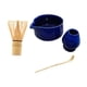 thumbnail image 3 of Juego de té matcha Cuenco para matcha con Juego de herramientas para hacer té hechas a mano Batidor de matcha de bambú japonés Kit para Azul, 3 of 7