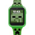Accutime Minecraft Kids Green Educational Learning Touchscreen Smart