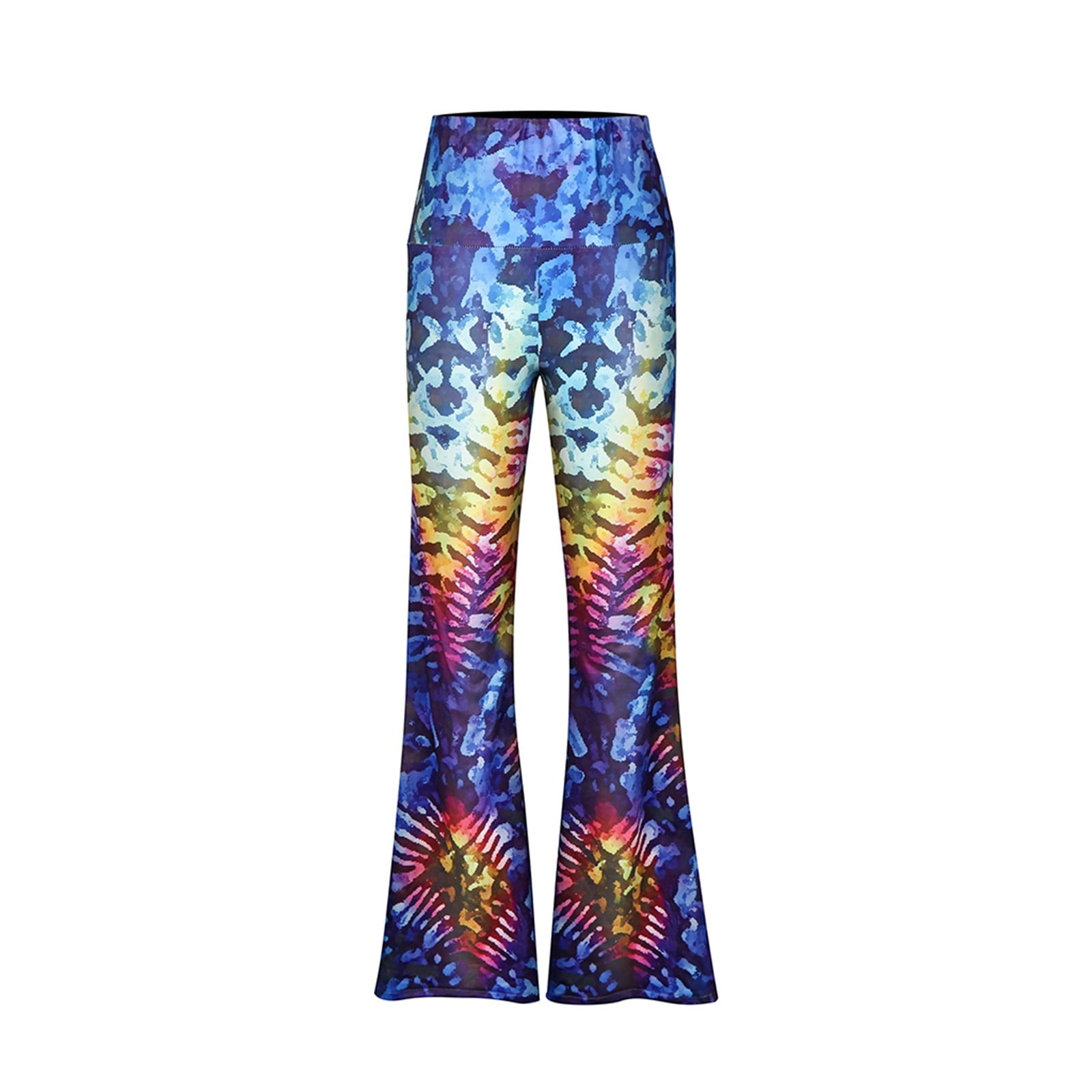 haxmnou women tie-dyed high waist flare wide leg chic haxmnou women tie-dyed high waist flare wide leg chic