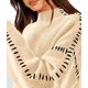 thumbnail image 5 of Suéter PRETTYGARDEN Otoño 2025 Manga Larga Cuello Simulado Beige S, 5 of 6