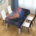 thumbnail image 3 of Yayeee Tablecloths for Rectangular Tables 54 x 54 inch Party Table Cover, Mountains and Forests, 3 of 6
