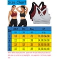thumbnail image 3 of FANNYC Cross Back Sport Bras Padded Strappy Criss Cross Cropped Bras for Yoga Workout Fitness Activewear Sexy Padded Yoga Bra Tops With Good Support, 3 of 6