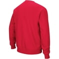 thumbnail image 2 of Men's Colosseum Red Texas Tech Red Raiders Arch & Logo Crew Neck Sweatshirt, 2 of 4