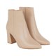 thumbnail image 1 of Dorothy Perkins - Botas a los Tobillos Mikaela Tacones Cuadrado para Mujer (Beige), 1 of 4