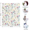 thumbnail image 4 of Pioneer Flower Floral Print Pattern Blanket,Comfortable Soft Flannel Throw Blanket,All Season,Warm Lightweight Blankets for Sofa Bed Couch Living Room Chair,30"x40", 4 of 4
