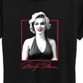 thumbnail image 3 of Marilyn Monroe - Black and White Square Short Sleeve Graphic T-Shirt, 3 of 5