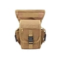 thumbnail image 3 of Czzoypi Sac de Jambe Multifonction, Rangement d'Équipement de Cyclisme Extérieur Imperméable, Sac de Taille avec Poches à Plusieurs Couches pour la Randonnée, la Course et le Voyage, Kaki, 3 of 7