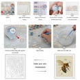 thumbnail image 3 of Paint by Numbers Kit for Adults, Bee Illustration Detailed Wings Paint by Numbers, Easy Paint by Numbers Kit for Adults Beginner, DIY Adult Paint by Number Kits on Canvas, Home Decor, 3 of 7