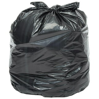 PlasticMill 40-45 Gallon, Black, 1.5 mil, 38x46, 100 Bags/Case, Garbage Bags / Trash Can