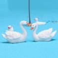 thumbnail image 5 of Dream Lifestyle 1Pc Resin Couple Swan Model DIY Miniature Landscape Garden Bonsai Ornaments, 5 of 8