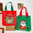 thumbnail image 4 of Décorations de Noël Extérieures Sacs de Rangement Textile pour la Maison Sacs de Noël avec Poignées pour les Fêtes Sacs de Noël Réutilisables pour Emballage et Décoration de Fête Étui de Rangement, 4 of 8