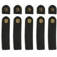thumbnail image 2 of 5 sets of leather straps set with buckle handicrafts bags clasp closures Black, 2 of 8