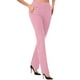 thumbnail image 1 of Pantalones de trabajo elásticos de cintura alta para mujer - Pantalones sin cremallera, color liso, poliéster, informales/de negocios/para el día a día, 1 of 4