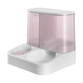 thumbnail image 2 of Automatic Feeder, 2 in 1 Cat Food and Water Dispenser, Large Capacity Pet Dispenser, Food and Watering Supplies for Puppy Cats Pink, 2 of 8