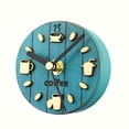 thumbnail image 2 of WLPZXP Fridge Sticker Clock Creative Battery Operated Decorative Coffee Pattern Sticker, 2 of 7