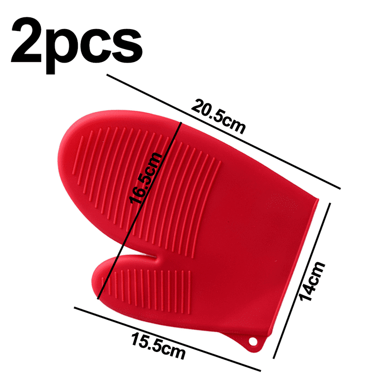 Kitchen Silicone Pot Holders - Flexible & Durable Oven Hotpads - Cooking  Accessories with Pocket are Healthier