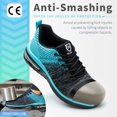 thumbnail image 6 of Nasogetch Steel Toe Work Shoes for Men Women Lightweight Non-slip with Air Cushion Safety Shoes, 6 of 7