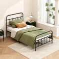 thumbnail image 5 of Metal Bed Frame - Structurally Stable Heavy Duty Steel Slat Supported Twin Bed Frames,No Box Spring Needed for Easy Removal and Transport., 5 of 9