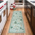 thumbnail image 3 of Lahome Christmas 2x6 Hallway Runner Rug,Soft Kitchen Runner Rugs Non Skid Washable, Entryway Accent Rug, Modern Holiday Decoration Floor Carpet Rugs for Bedroom Bathroom Living Room(2'x6',Gray), 3 of 8