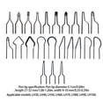 23pcs Pyrography Wire Tips Burning Accessories Sturdy Pyrography Pen ...