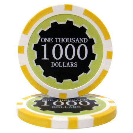 Brybelly CPEC-Dollar 1000 Eclipse 14 g Poker Chips - 1000