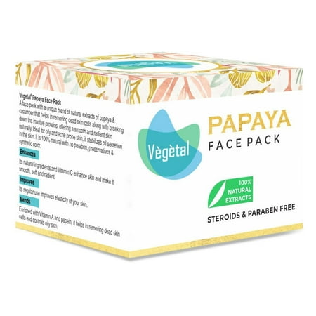 Vegetal Papaya Face Pack, 50g