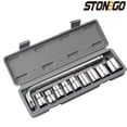thumbnail image 3 of STONEGO 10Pcs/Set Socket Set - Ideal for Automotive Repair and Hardware Tasks - Includes Multiple Sizes 8, 10, 11, 12, 13, 14, 17, 19, 21mm - Perfect for DIY Enthusiasts and Holiday Gifting, 3 of 8