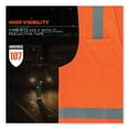 thumbnail image 4 of GloWear 8249Z-S Single Size Class 2 Economy Surveyors Zipper Vest, Polyester, X-Small, Orange, Ships in 1-3 Business Days | Bundle of 10 Each, 4 of 10