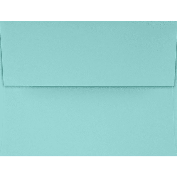 LUXPaper A2 Peel & Press Invitation Envelopes, 4 3/8 x 5 3/4, 80 lb. Seafoam Green, 50 Pack
